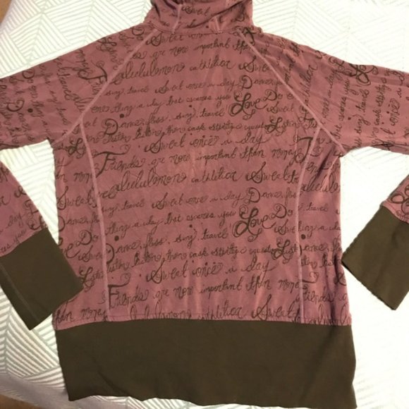 Rare LULULEMON Remix Manifesto Scuba Hoodie Sz 10 - Picture 2 of 9